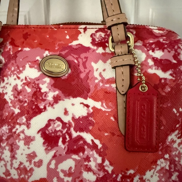 Coach Mini Bennett Peyton Multi-Color Satchel Top Handle Bag - Picture 4 of 11